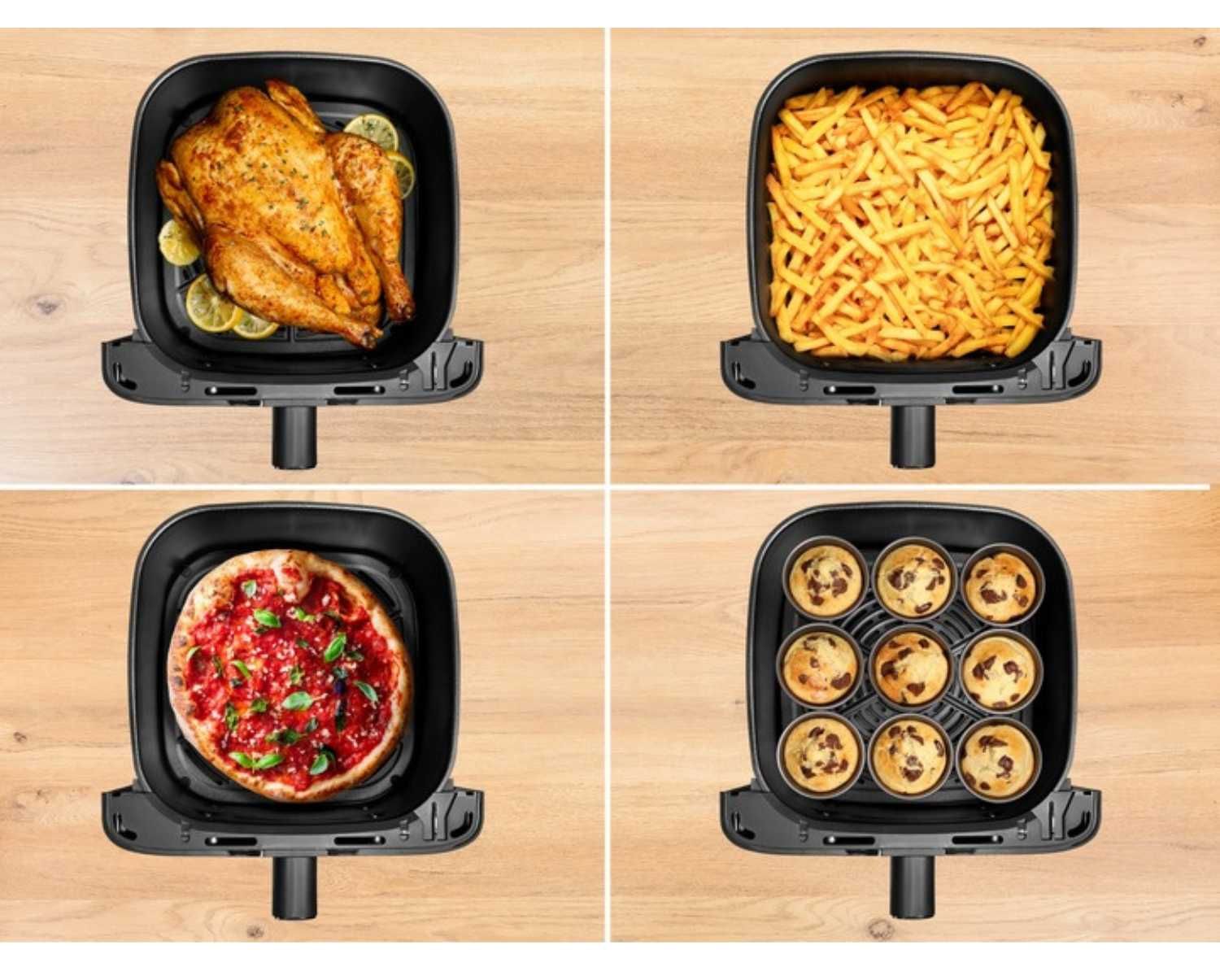 OKAZJA! Frytkownica Beztłuszczowa TEFAL EY8558E AIR FRYER 7,5l Duża XL
