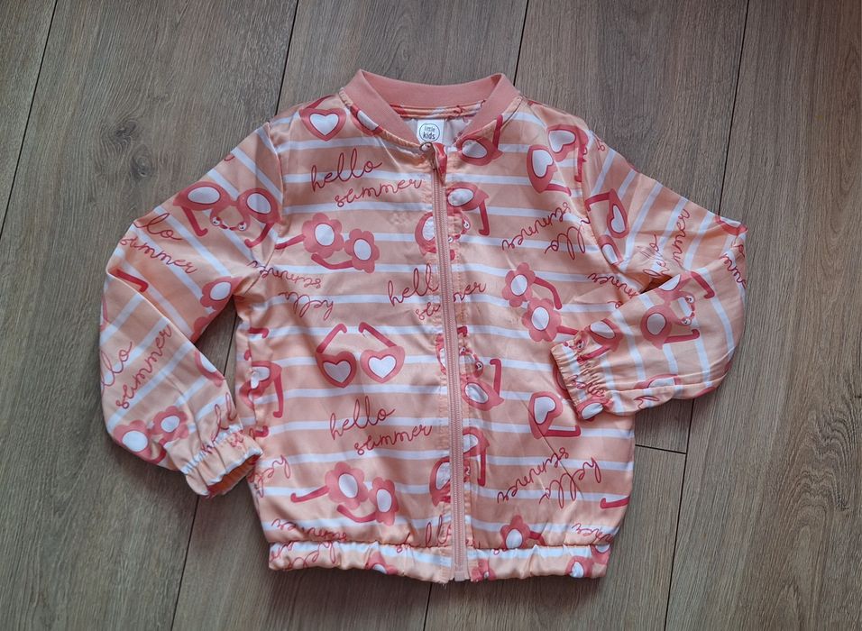 Bluza dla dziewczynki śliska cienka rozm 110