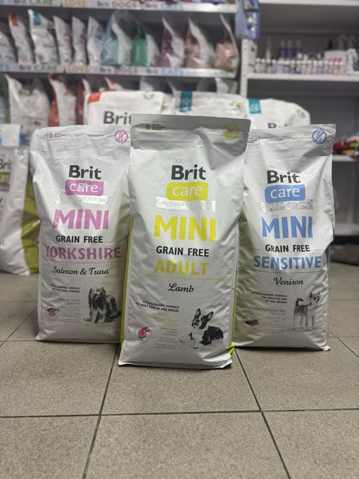 Сухий беззерновий корм Brit Care MINI для собак мініатюрних порід 7кг