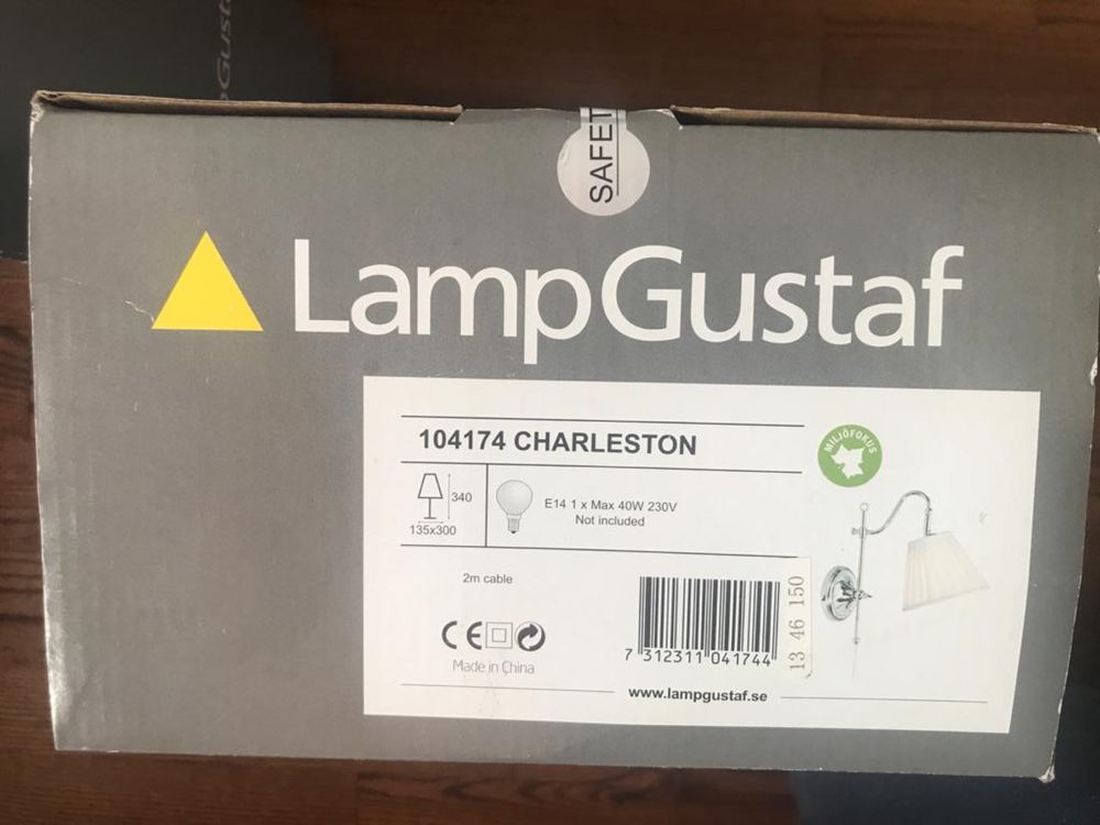Lamp Gustaf 104174 Charleston
