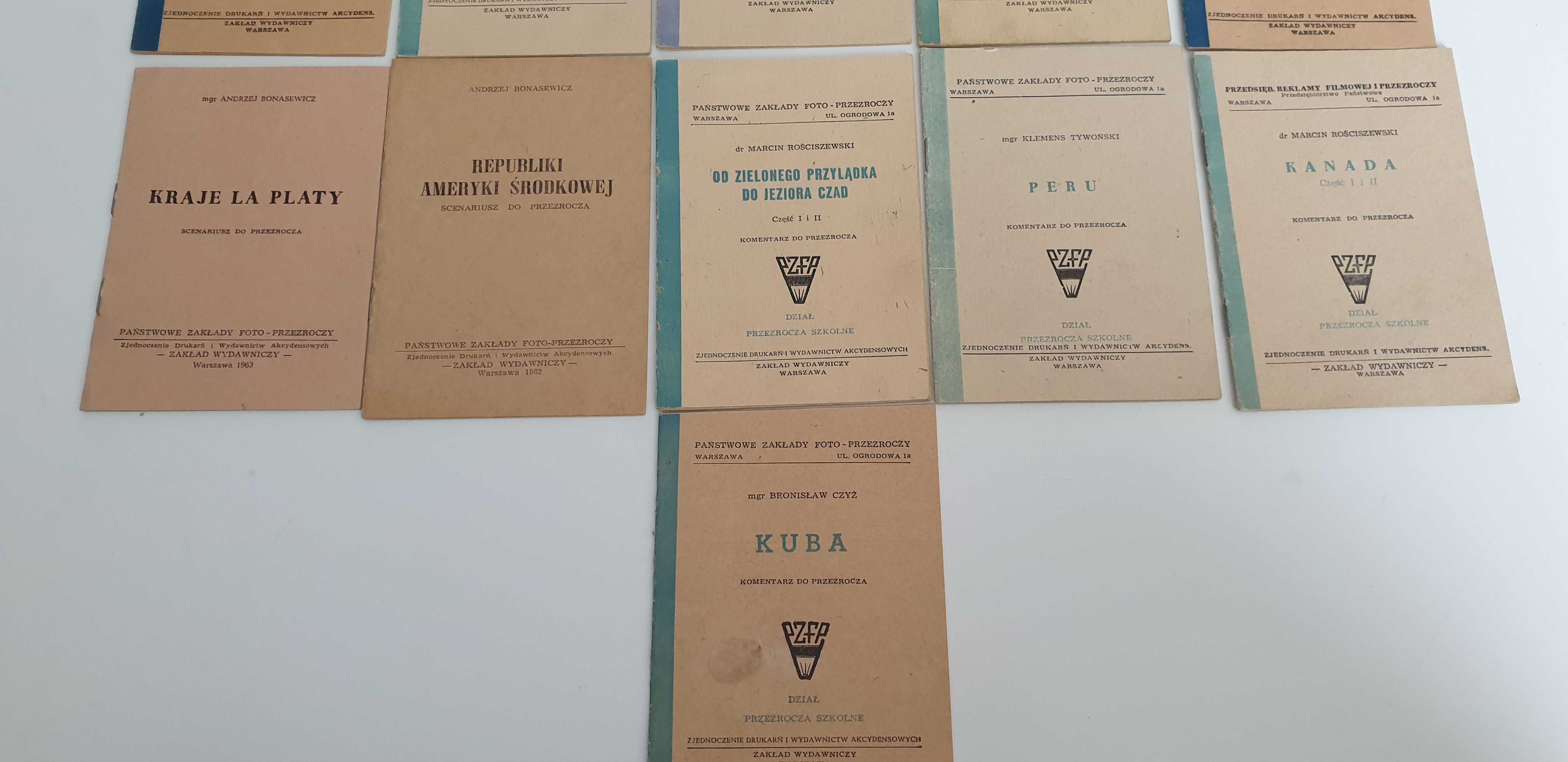 Starocie z Gdyni - Pomoce szkolne - 11 broszur edukacyjnych z lat 60