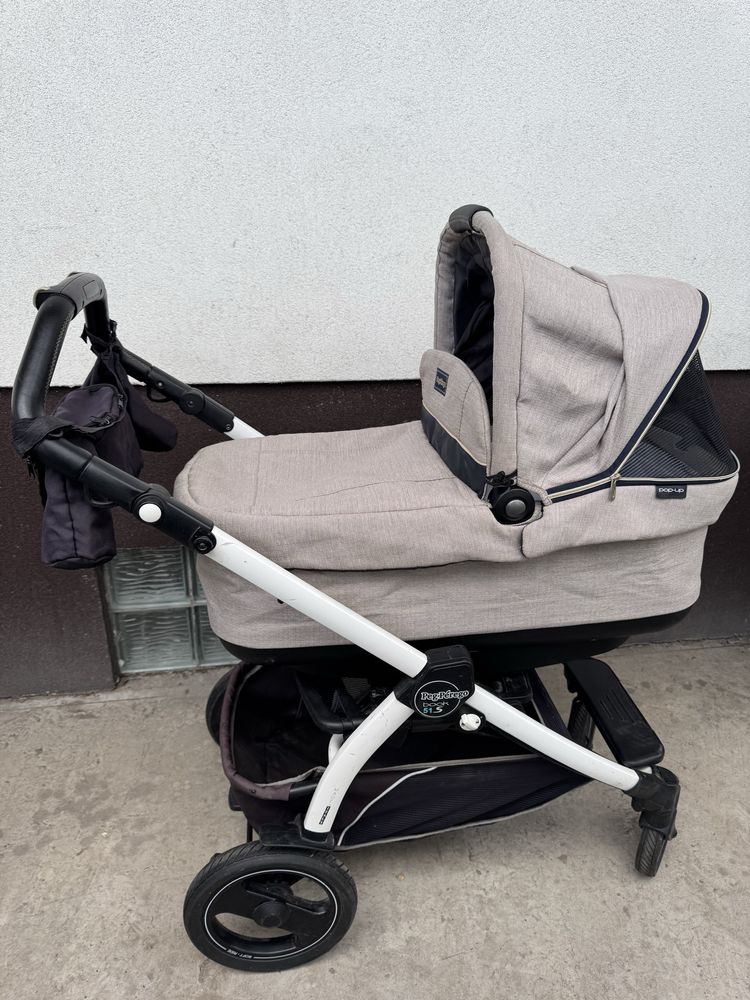 Візок коляска Peg perego book 51s 4в1 з базою isofox та автокріслом