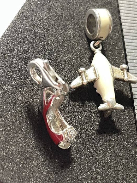 Pandora шарм на браслет Пандора Disney Mickey, самолет, туфель тапочек