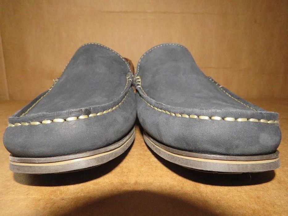 Sapatos náuticos/vela em Pele/Cozidos/Sola Borracha nº44 NOVOS/ESTREAR