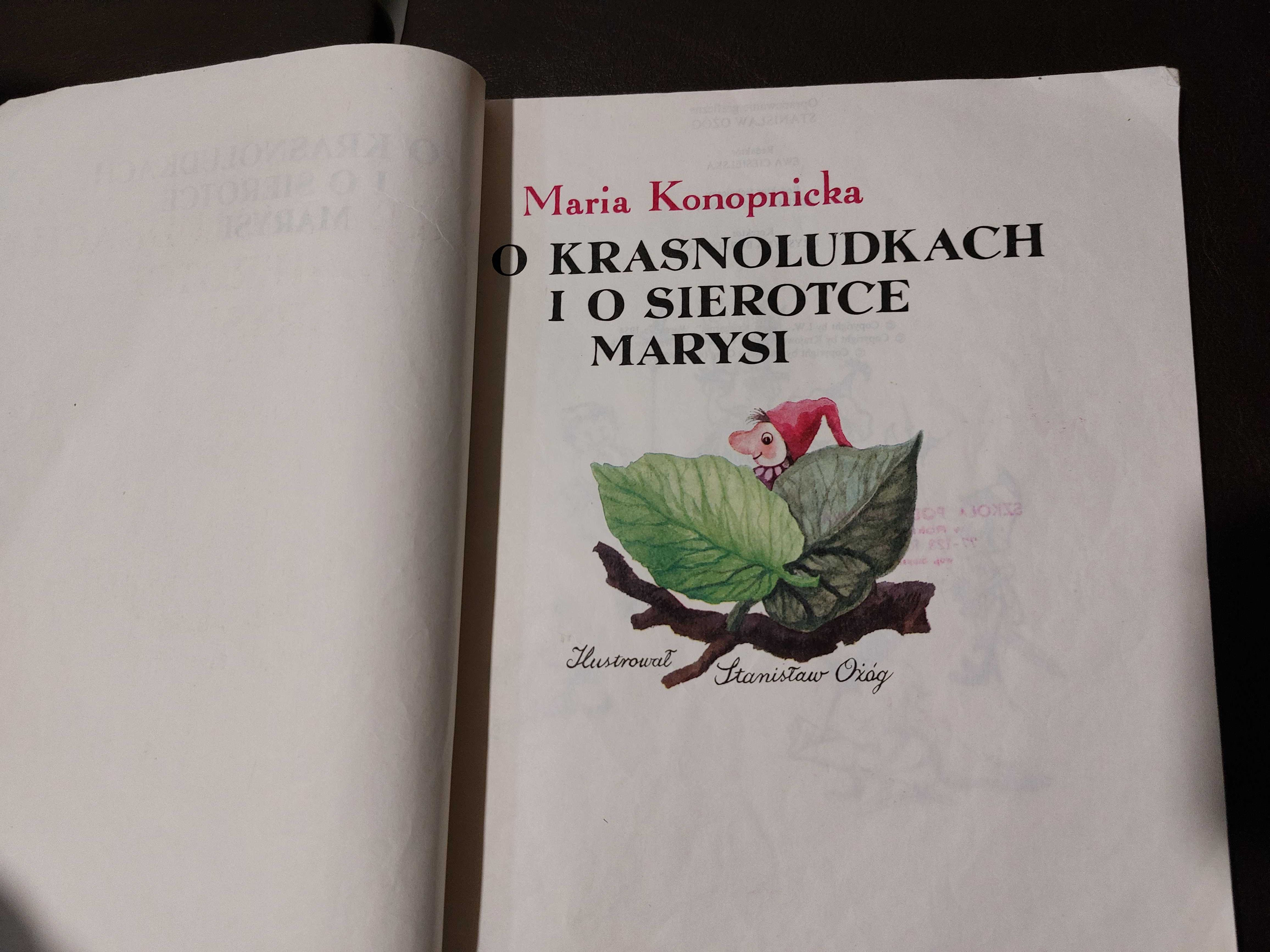 O krasnoludkach i sierotce Marysi Maria Konopnicka 1988