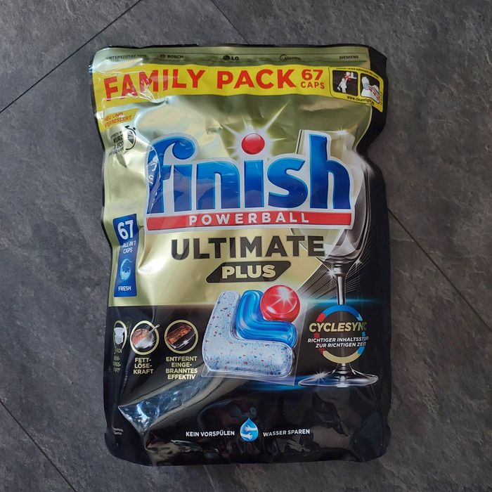 Kapsułki do zmywarki finish 67 szt