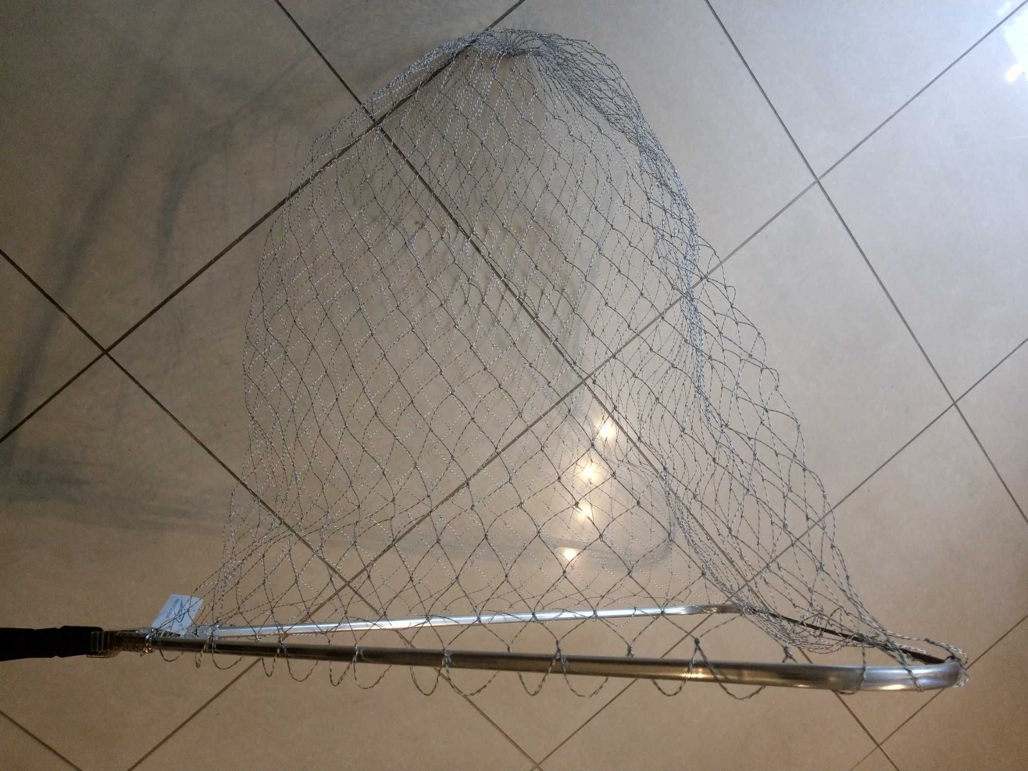 Składany metalowy podbierak 240/80 Miracle Fish siatka kevlon