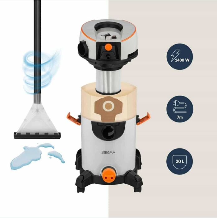 ODKURZACZ Piorący Do Tapicerki I Dywanów Samochodowy Seria WASH