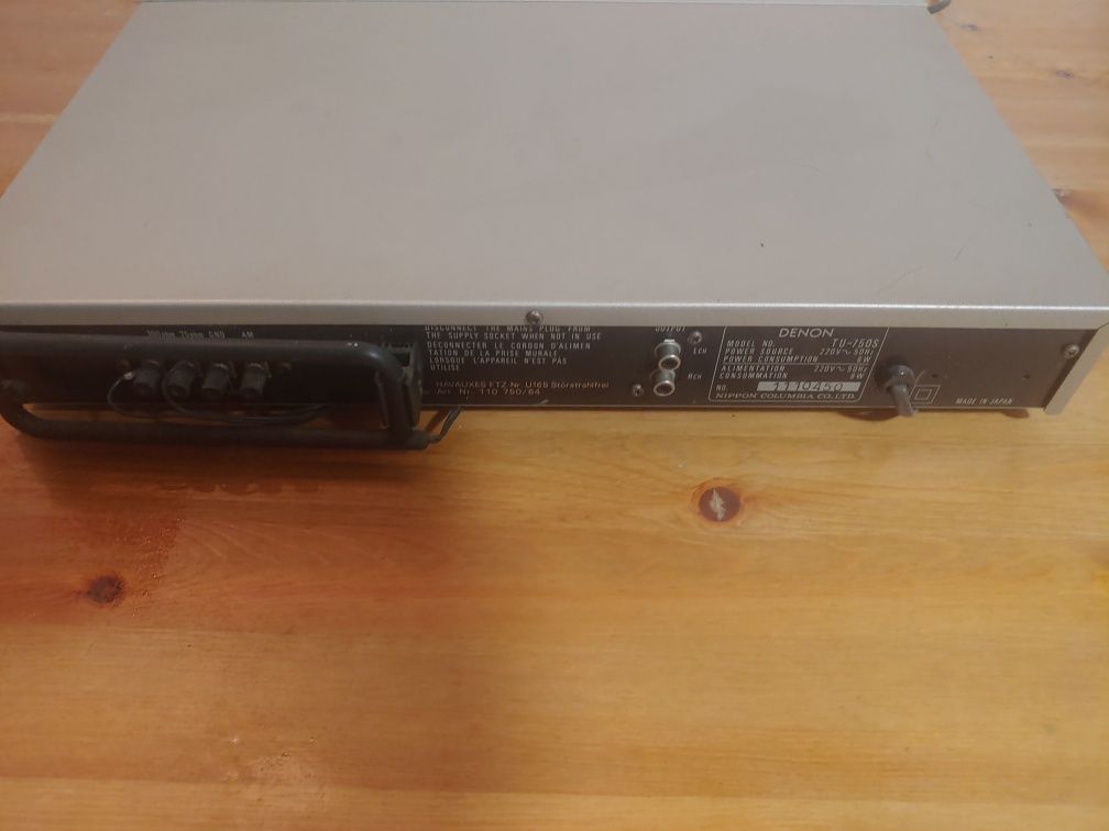 Tuner stereo Denon TU-750S vintage radio