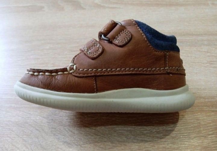 Туфли мокасины Clarks из натуральной кожи 21р.