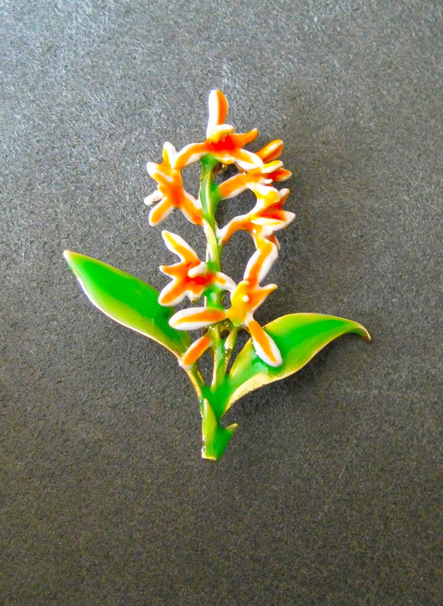 Alfinete / Broche / Pregadeira Orquidia NOVO