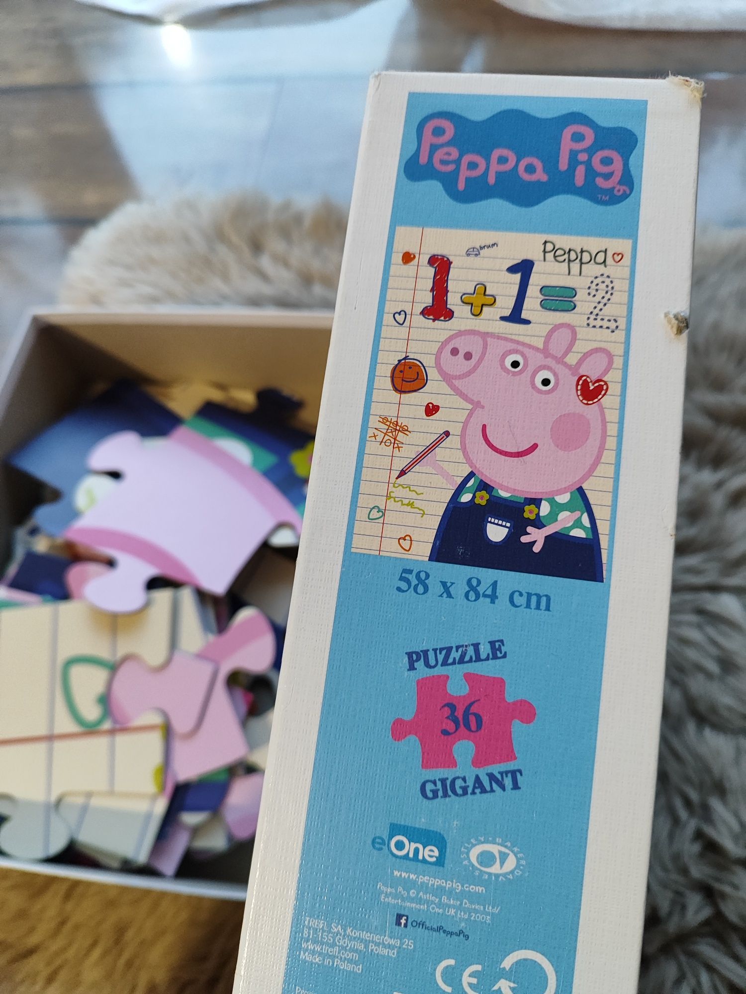 Puzzle gigant Peppa 36 elementów