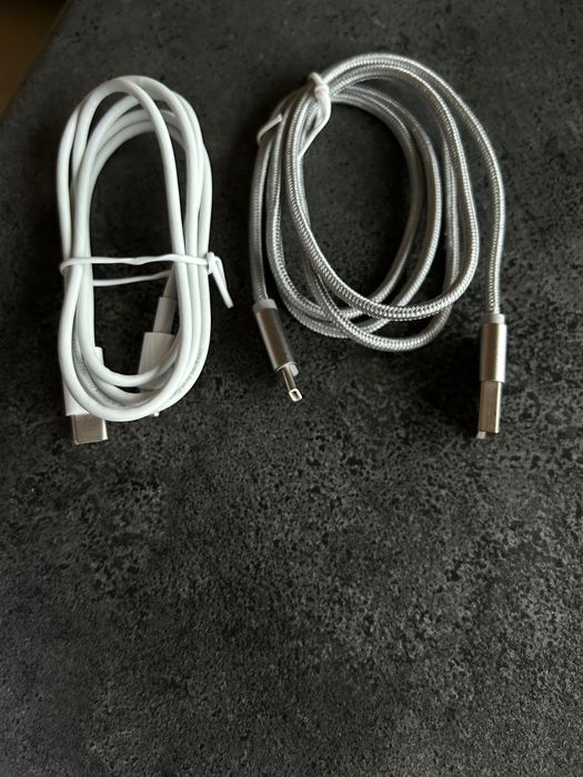 2 kable USB-USBC i Usb-C na iPhone lighting
