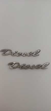 Emblema letra clássica "Diesel"
