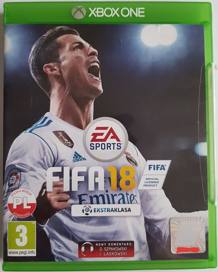 FIFA18 ekstraklasa (gra na konsolę XBOX ONE)