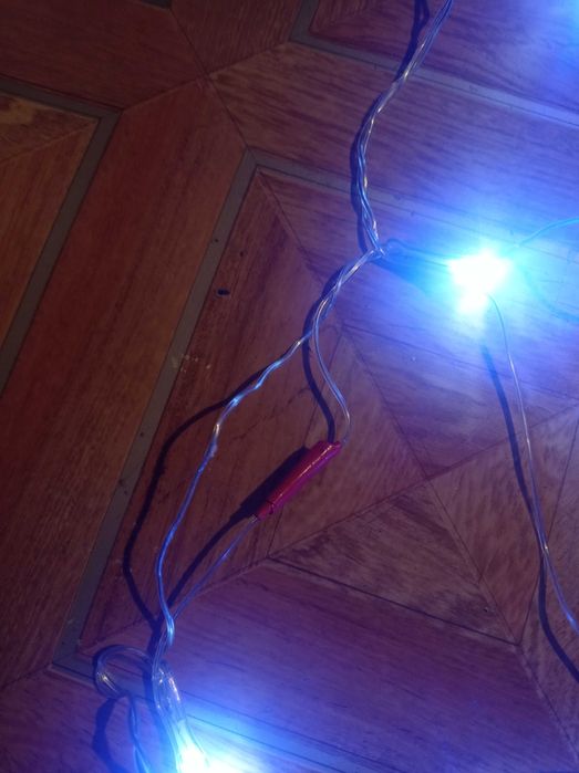 Kurtyna swietla swiateczna.