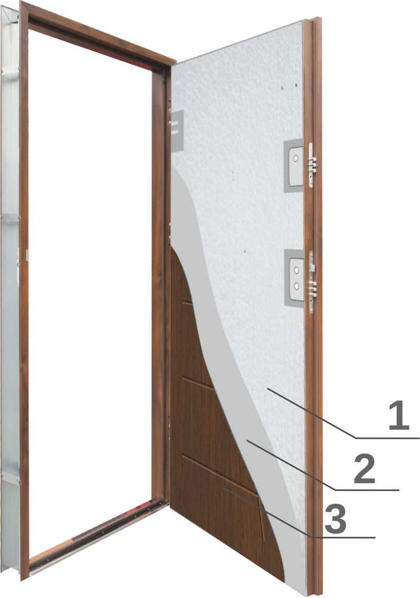 Drzwi OUTLET zewnętrzne EREDA Płaskie Lewe 90 Złoty Dąb nr 307