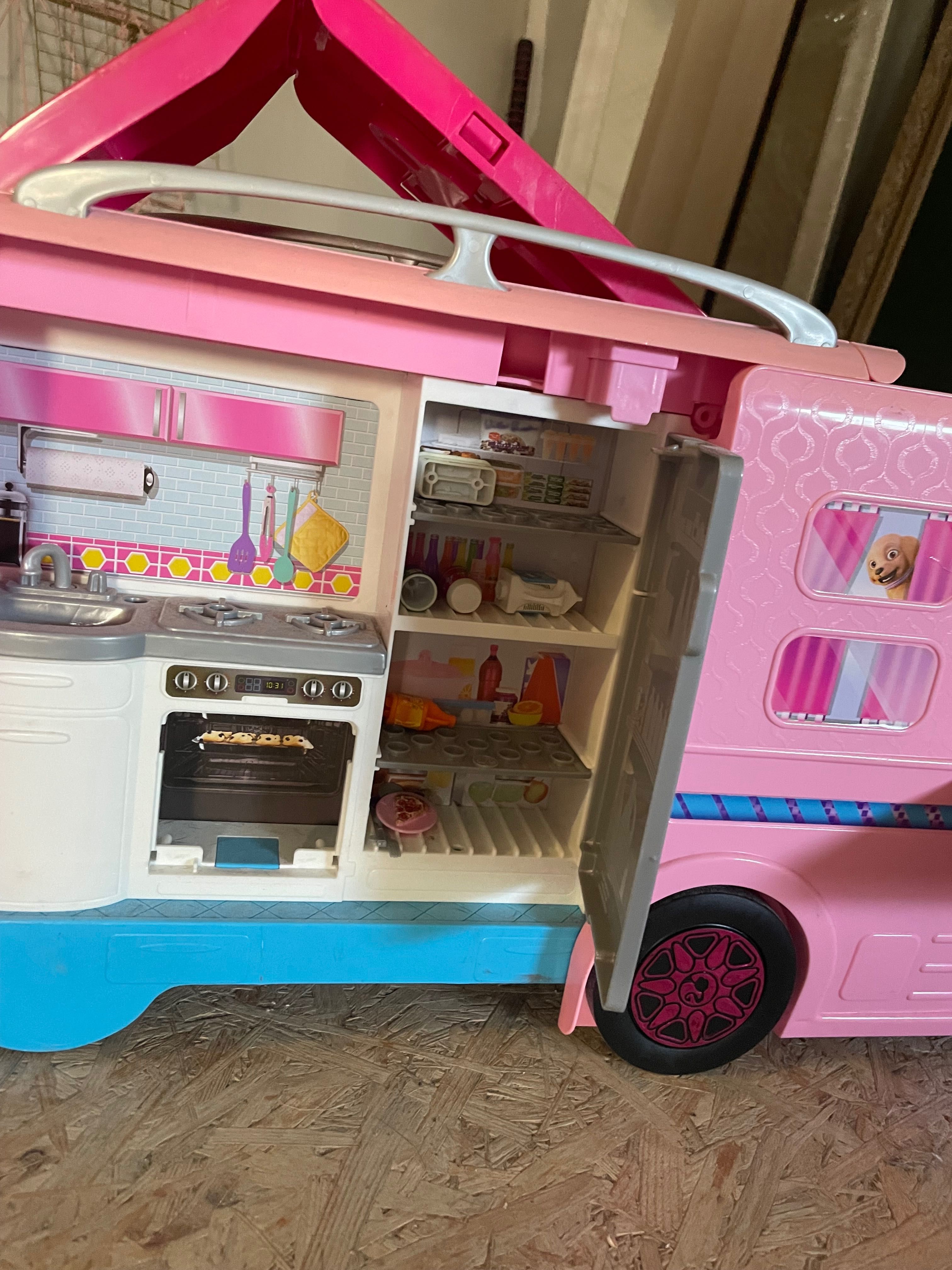 Kamper Barbie różowy