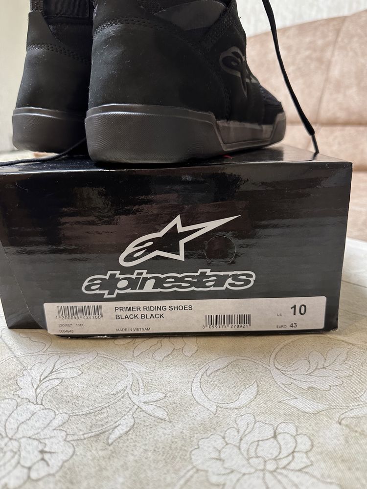 Продам мотоботы ALPINESTARS primer RIDING