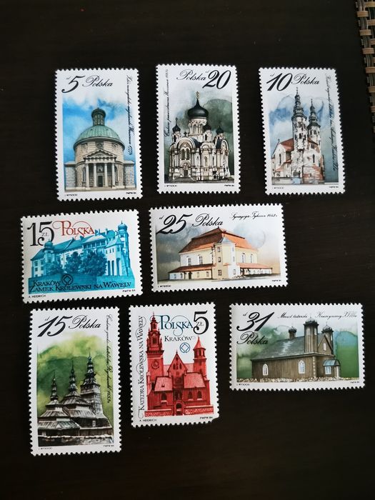 Znaczki pocztowe polska krajobrazy 1982r.