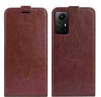 Чехол Deexe Flip Case для Xiaomi Redmi Note 12S - Brown