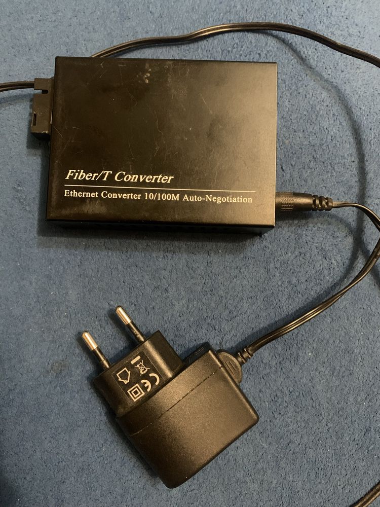 Оптоволоконный медиаконвертер Fiber/T
