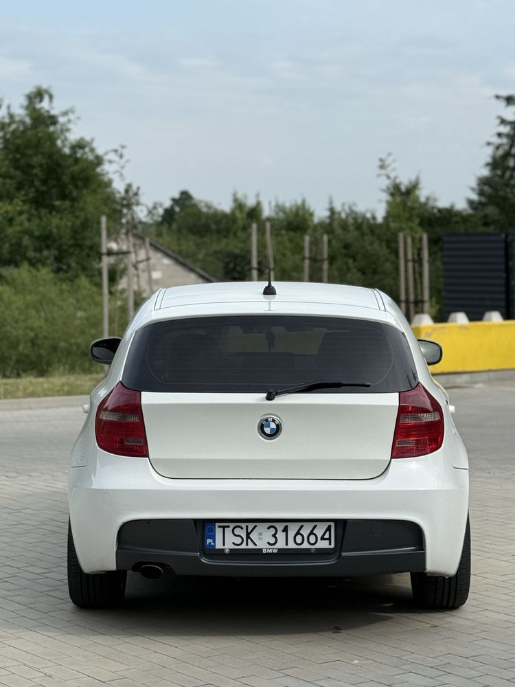 BMW 118D e87 biala Mpakiet Brązowa skóra 2010r polift