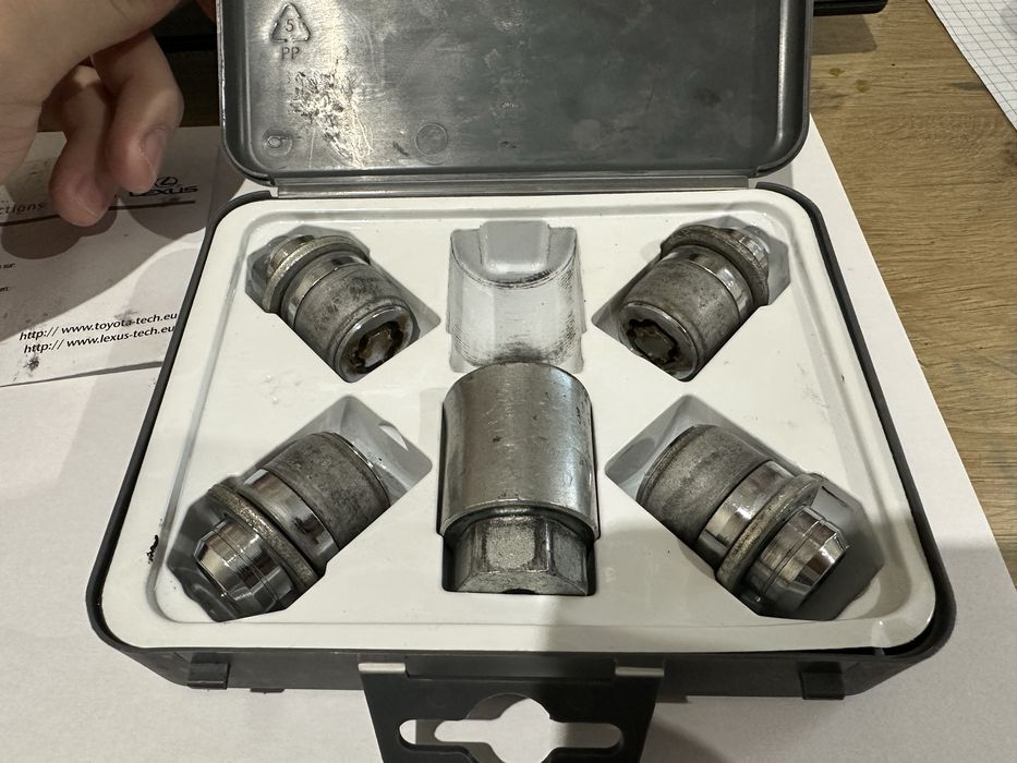 Секретні гайки toyota