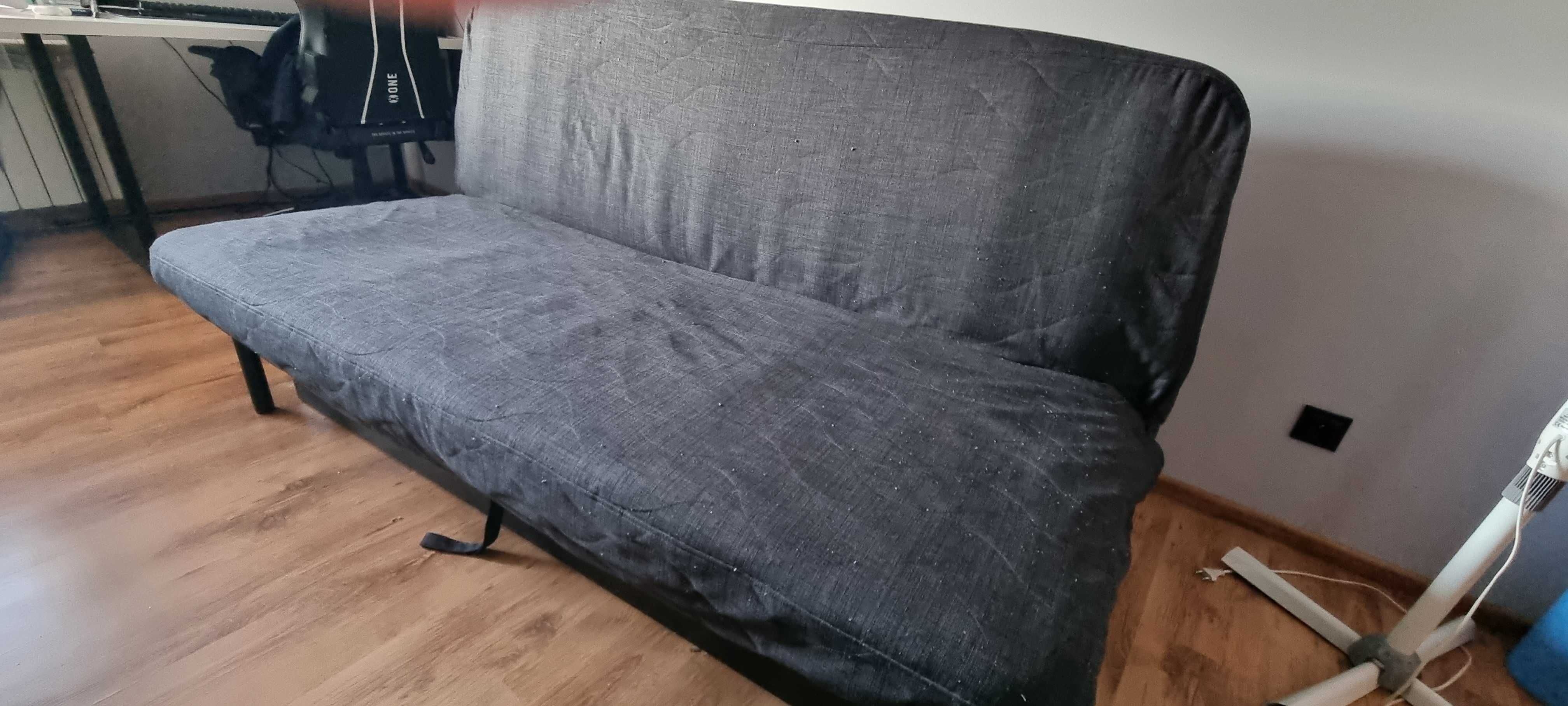 Rozkładana sofa 3-osobowa, z materacem z pianki poliuretanowej