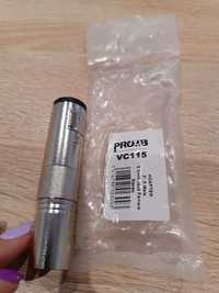 PROCAB VC115 Adapter przejściówka XLR męskie - JACK TRS