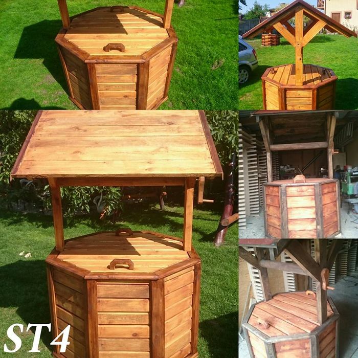 Zabudowa studni, dryny,