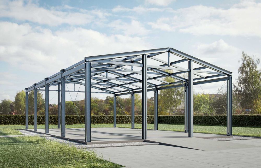 Hala Ocieplana 10x30x5m + Biuro Magazynowa Magazyn PIR Stalowa 300m2
