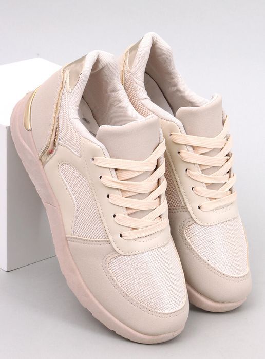 Sneakersy Damskie Leciutkie Doleh Beige