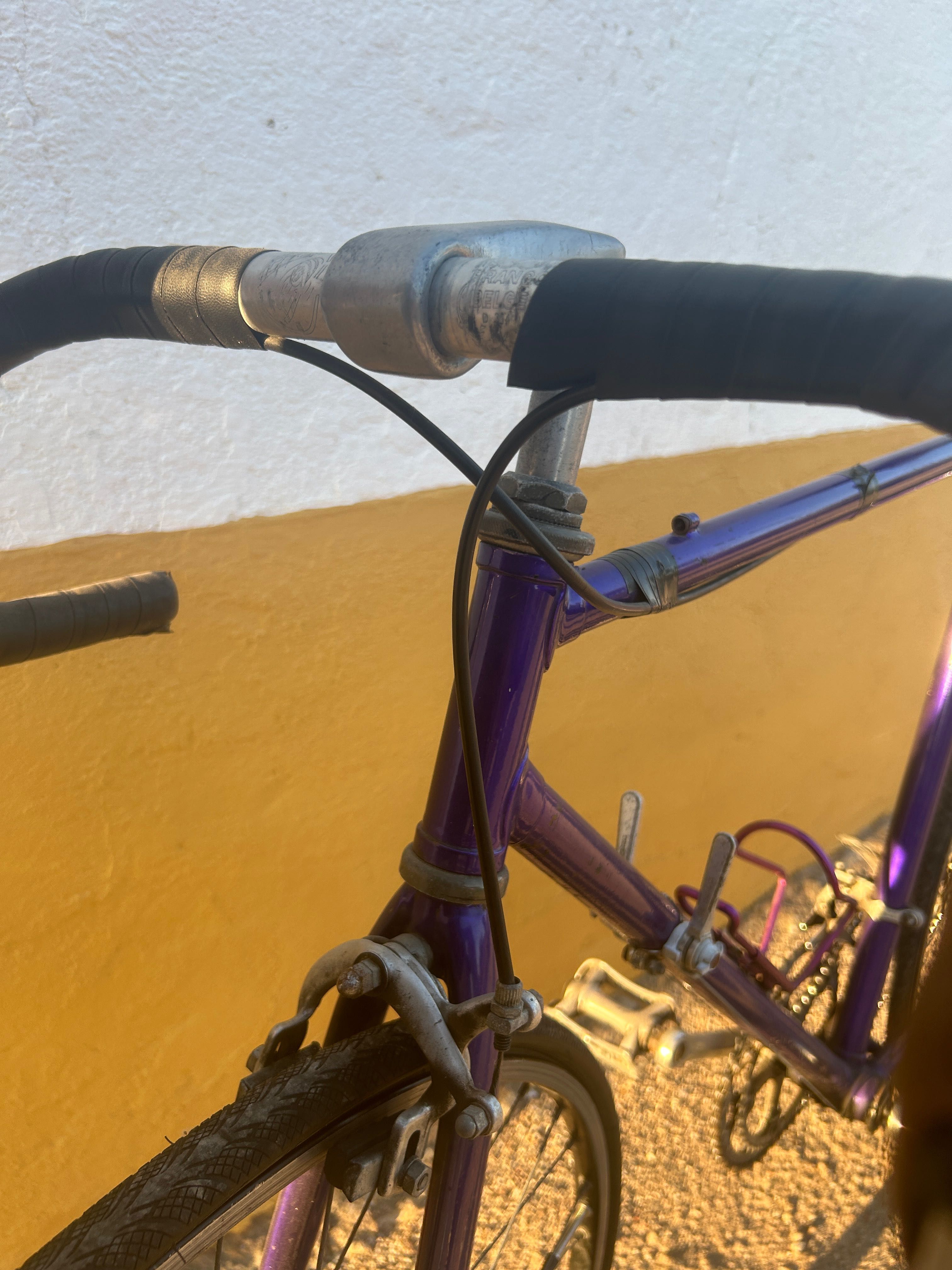 Bicicleta de corrida antiga