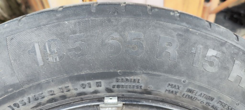 Opona + felga 195/65 r15H lato