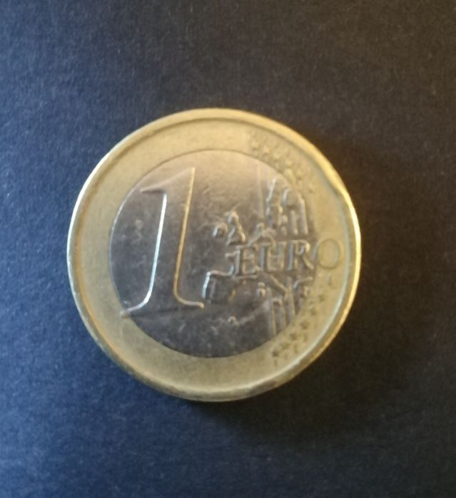 Moeda 1€ Espanha 2000 Rara Rei Juan Carlos I