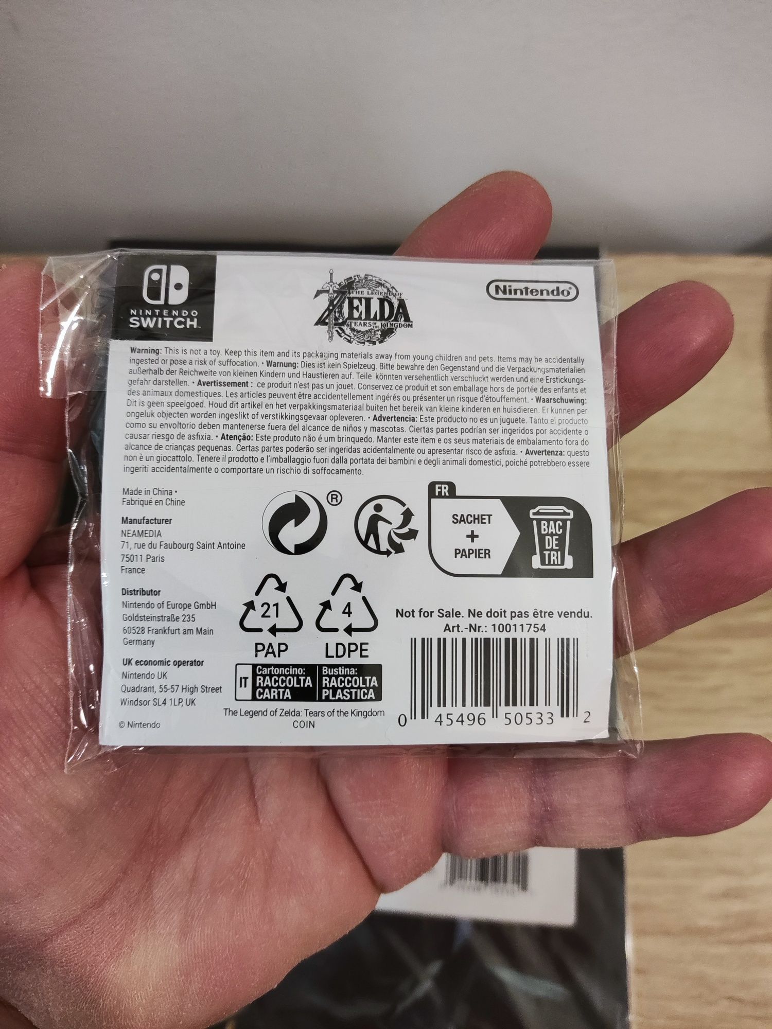 The Legend of Zelda tears of the Kingdom selado