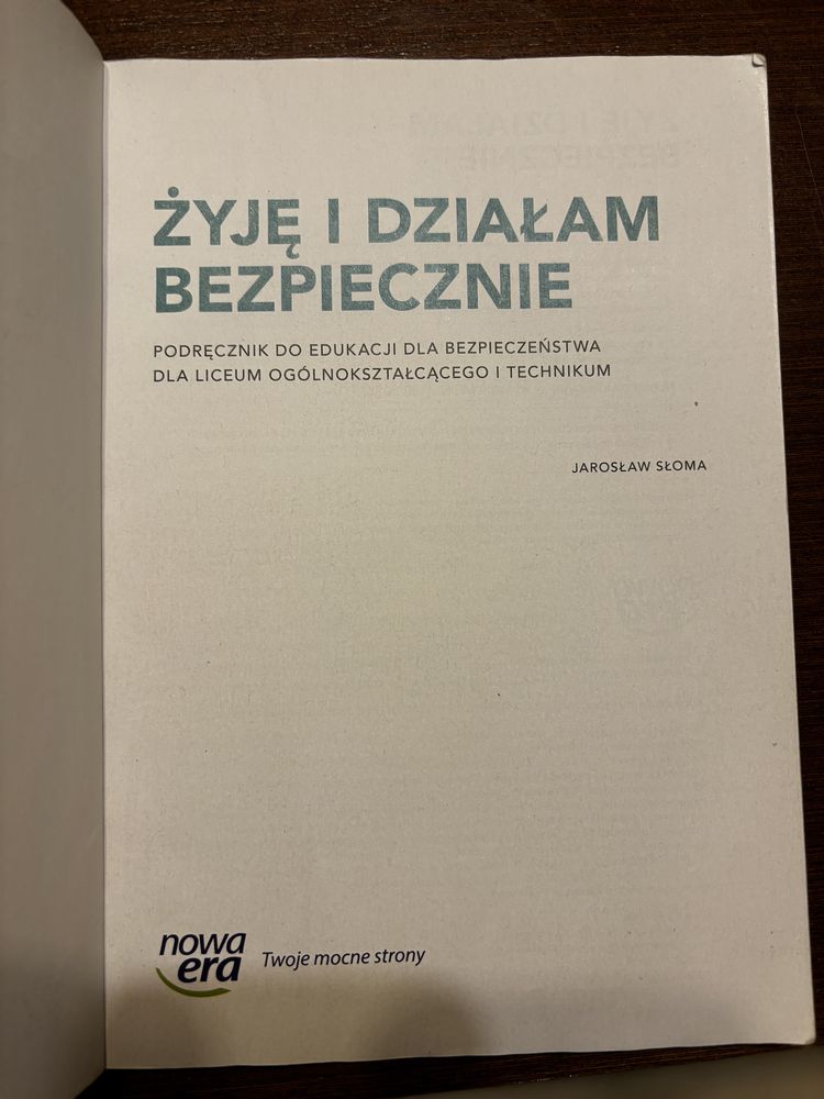 Podrecznik do EDB klasa 1 szkoly sredniej wydawnictwo nowa era