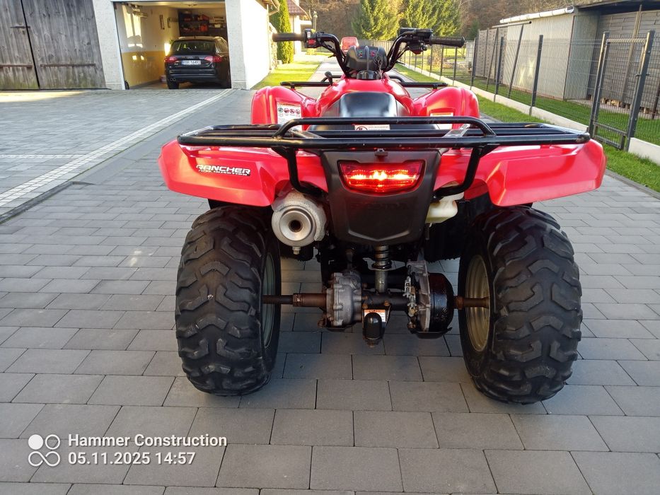 Honda Fourtrax Rancher 420 4x4. Jak nowa. . OKAZJA. .