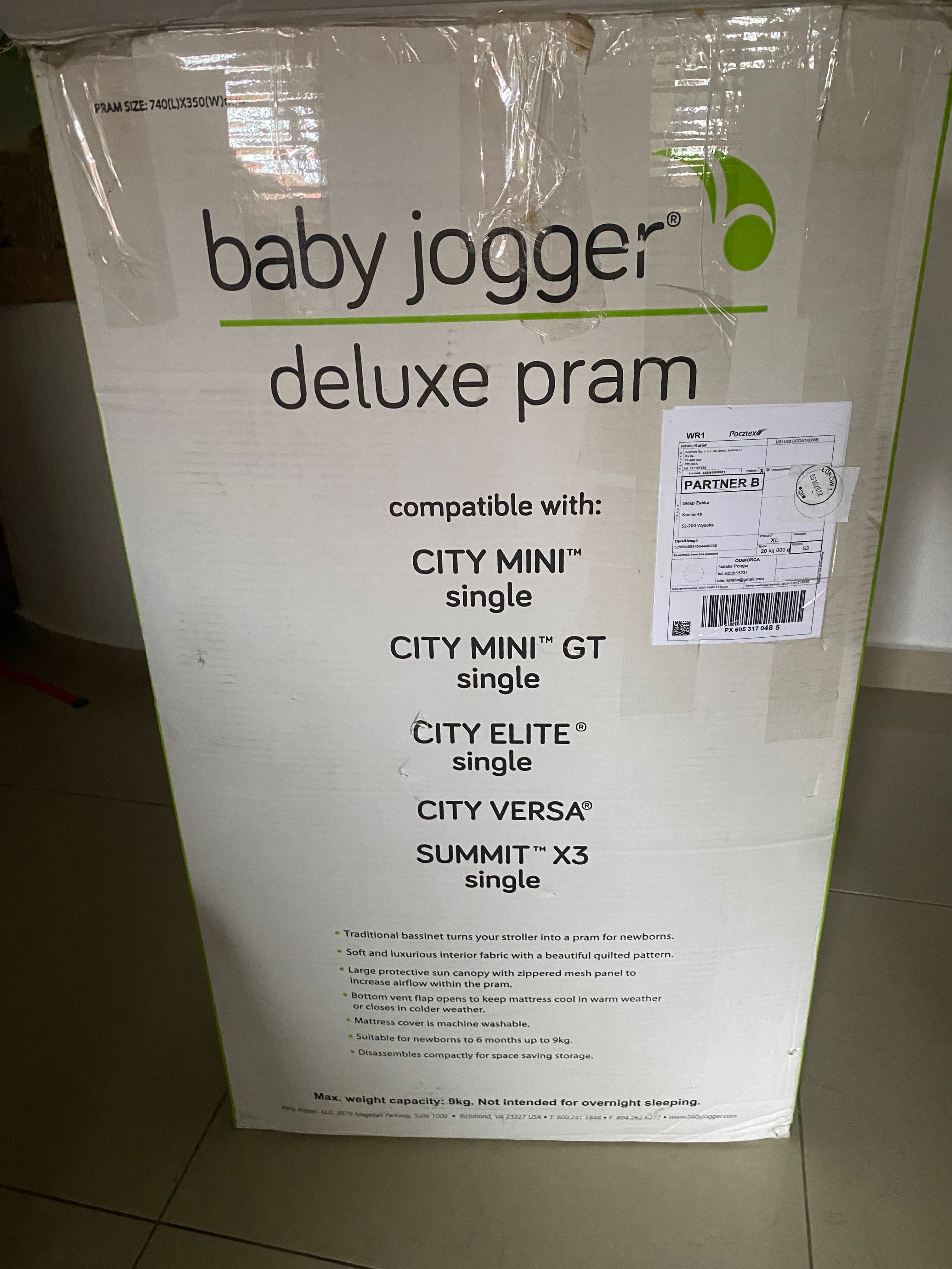 Gondola Baby Jogger Delux Pram