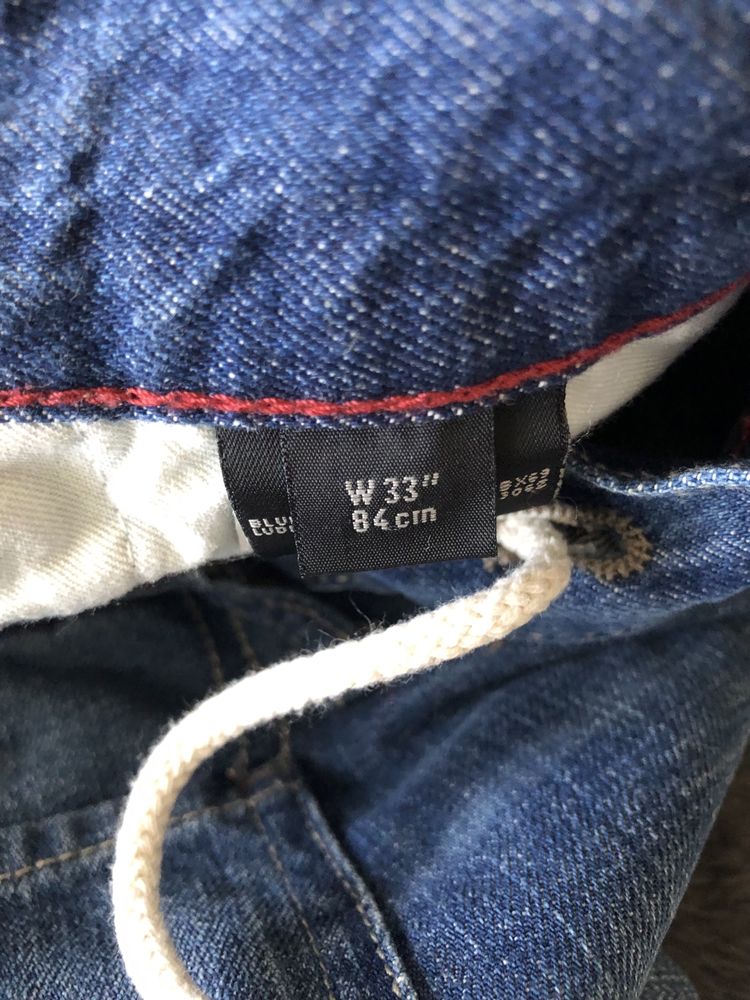 Spodenki jeans 84cm pas, tanio