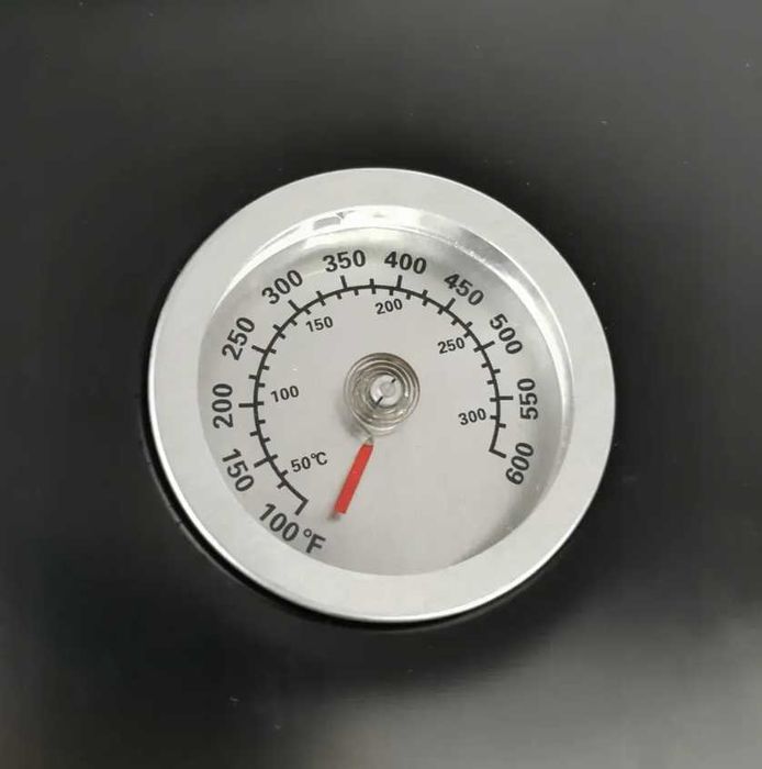 Коптильня 3-в-1 на дровах вуглях з термометром