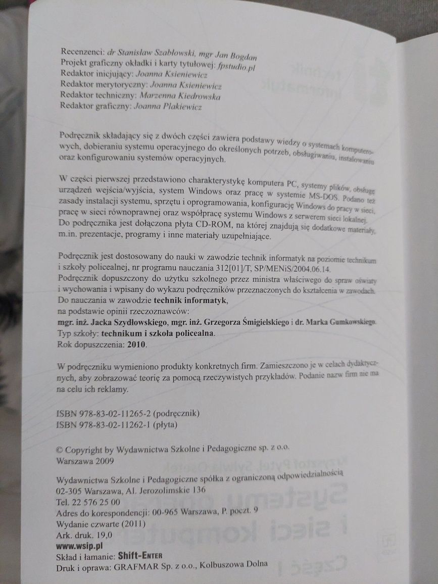 Systemy operacyjne i sieci komputerowe