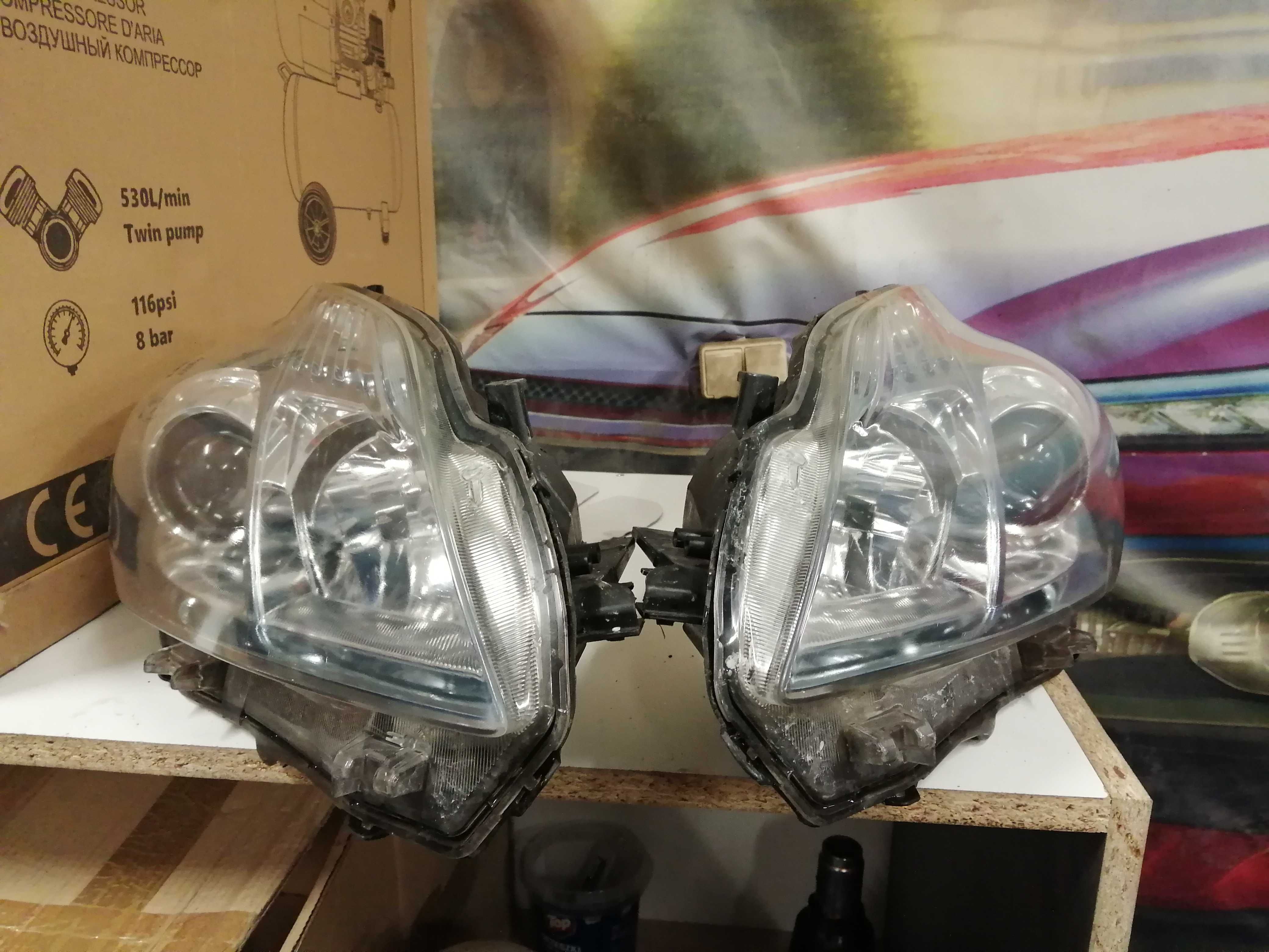 regeneracja reflektorów Prius lampa ремонт фар установка modul bi led