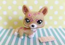 Littlest Pet Shop LPS unikatowy pies Corgi #1851
