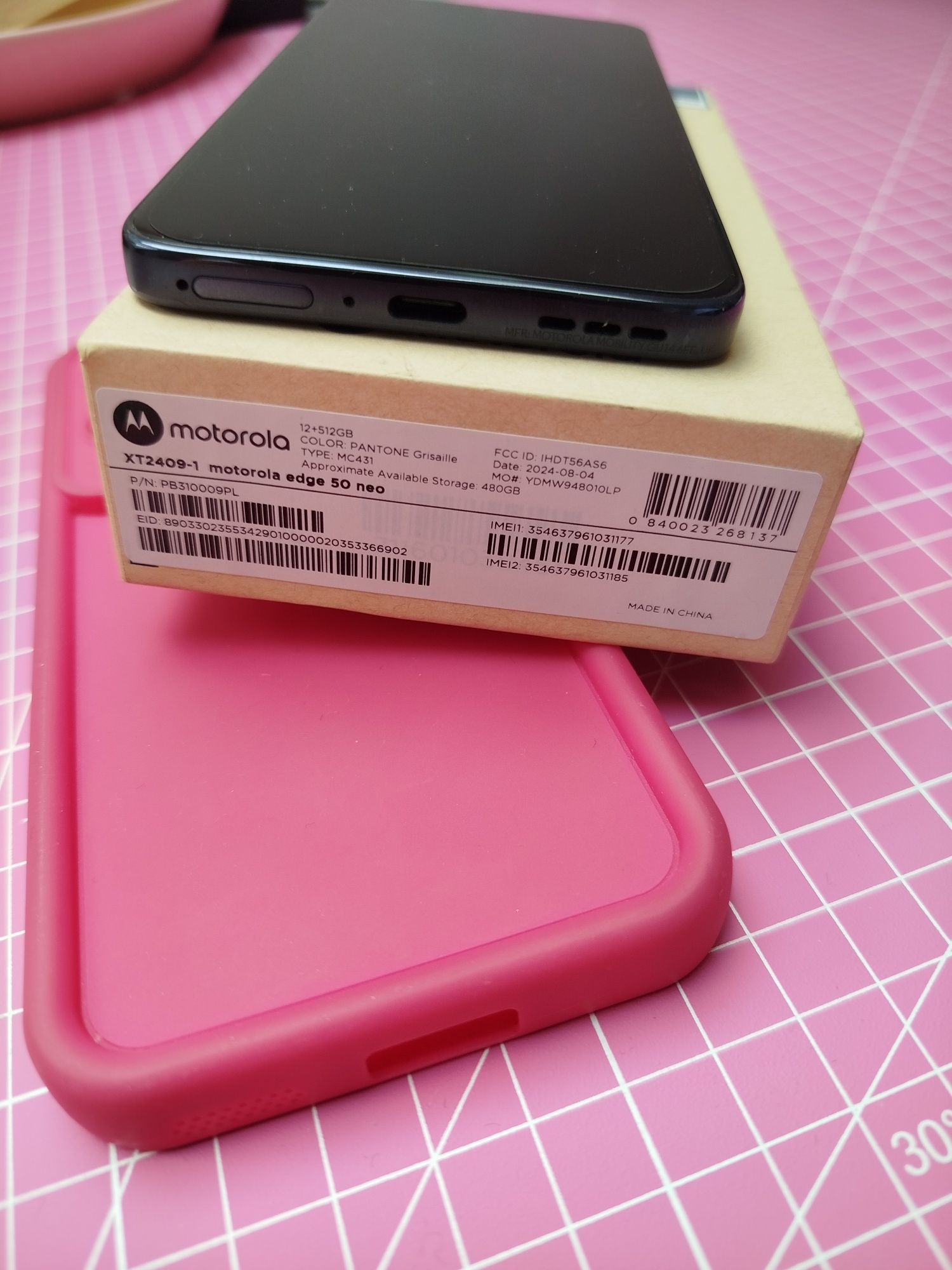 Motorola edge 50 neo + słuchawki Moto buds