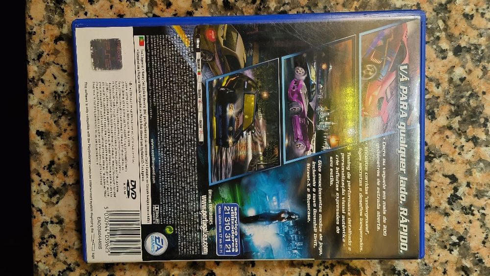 Jogo para PS nfsu
