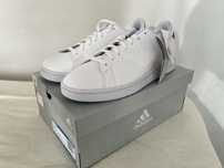 NOWE Buty Adidas Advantage męskie białe / bordowe 45 1/3