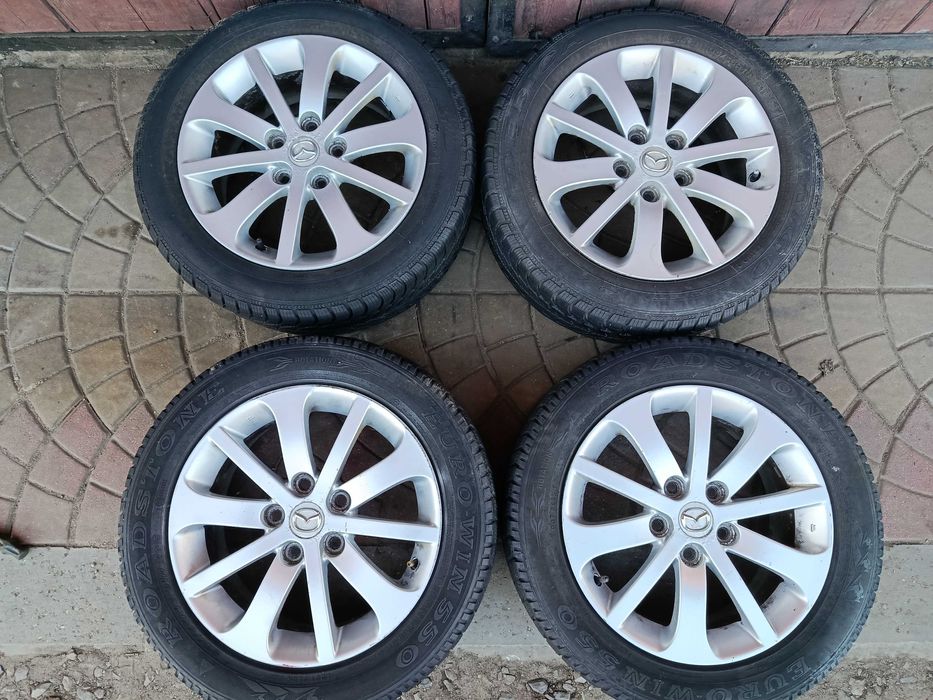 Koła ALUFELGI 16 *5x114,3 *Opony Zimowe 205/55/16 *Mazda Honda Nissan