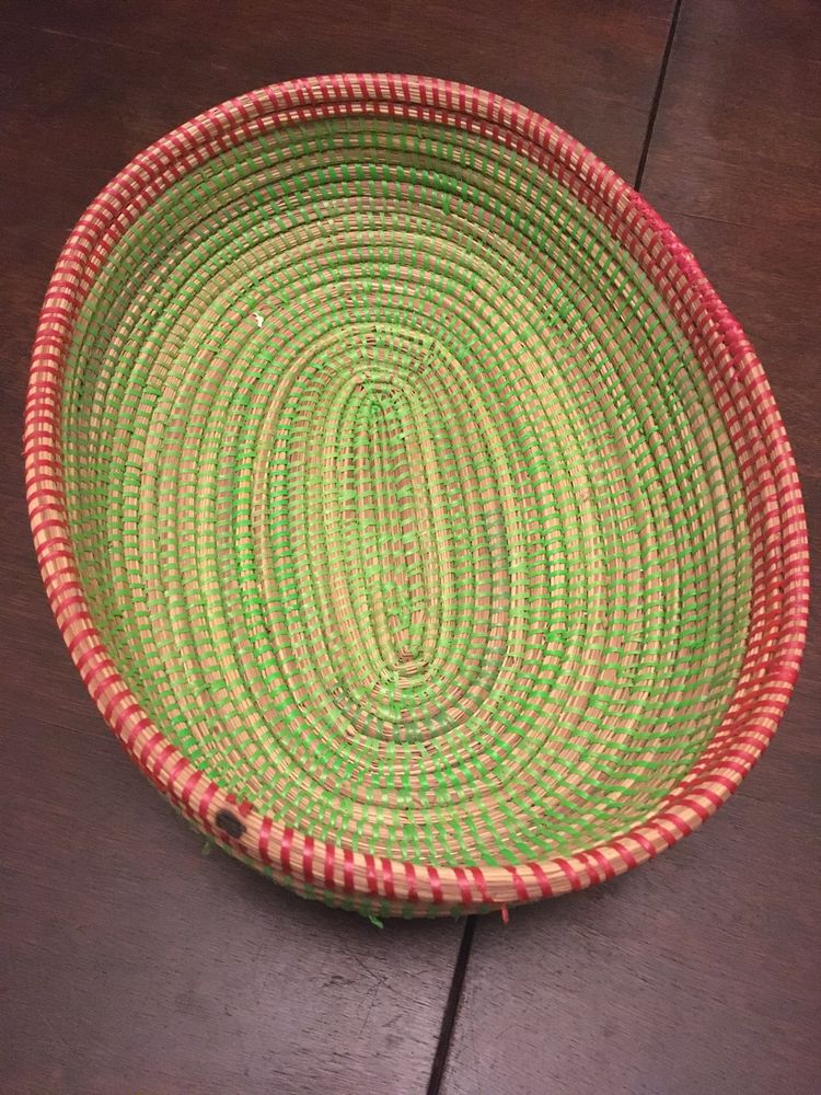 Conjunto 3 Cestos Artesanato Guiné-bissau